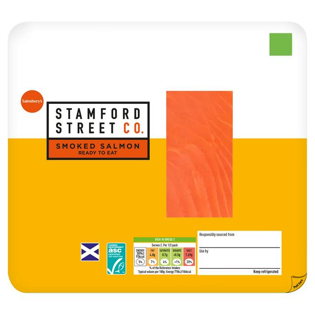 Stamford Street Co. Scottish Smoked Salmon 100g
