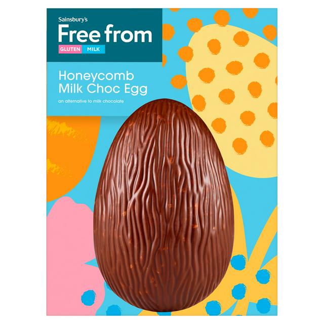 Sainsbury's Free From Medium Honeycomb Milk Choc Easter Egg 85g
