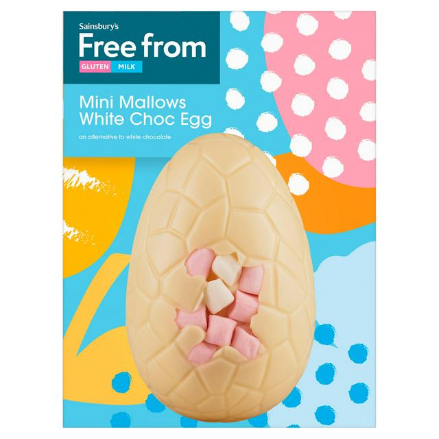 Sainsbury's Free From 85g Mini Mallows White Choc Egg