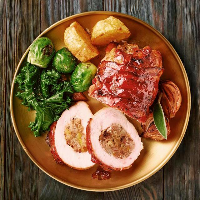 Sainsbury's Fresh Turkey Parcels with Pork & Jewelled Fruit Stuffing with a Cranberry Sauce 1.1kg