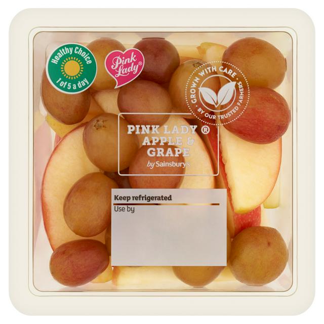 Sainsbury's Pink Lady Apple & Grape 240g
