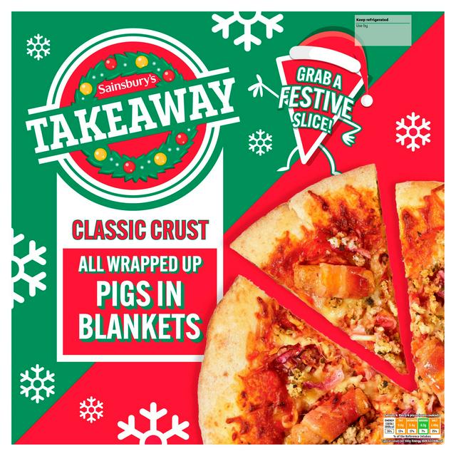 Sainsbury's Takeaway Classic Crust All Wrapped Up Pigs in Blankets 535g