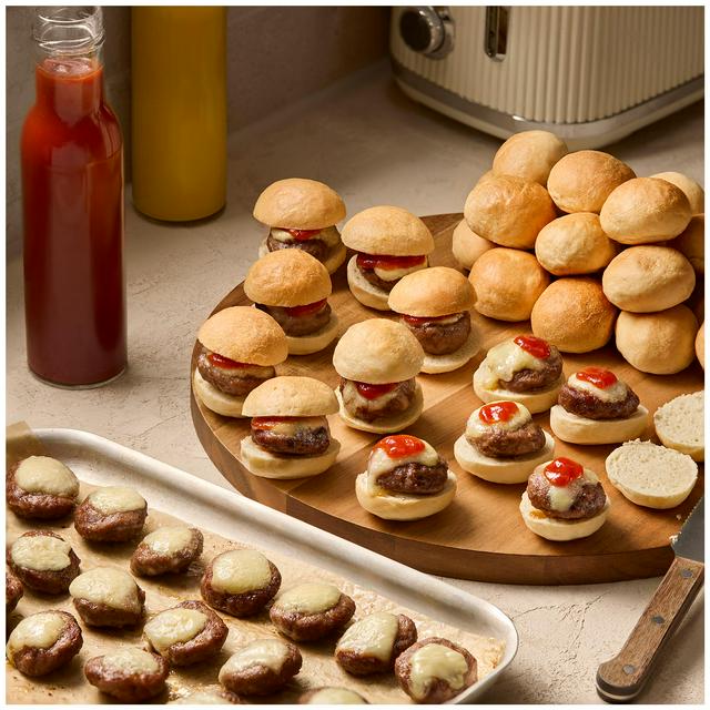 Sainsbury's Mini Cheeseburgers, Taste the Difference x32 1144g