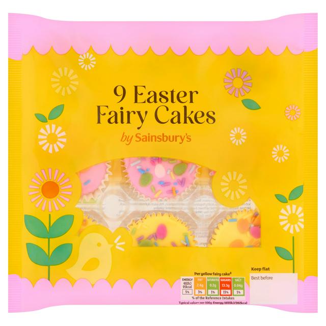Sainsbury's 9 x Easter Fairy Cakes 197g