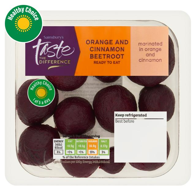 Sainsbury's Orange & Cinnamon Beetroot, Taste the Difference 200g