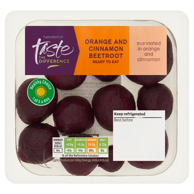 Sainsbury's Orange & Cinnamon Beetroot, Taste the Difference 200g