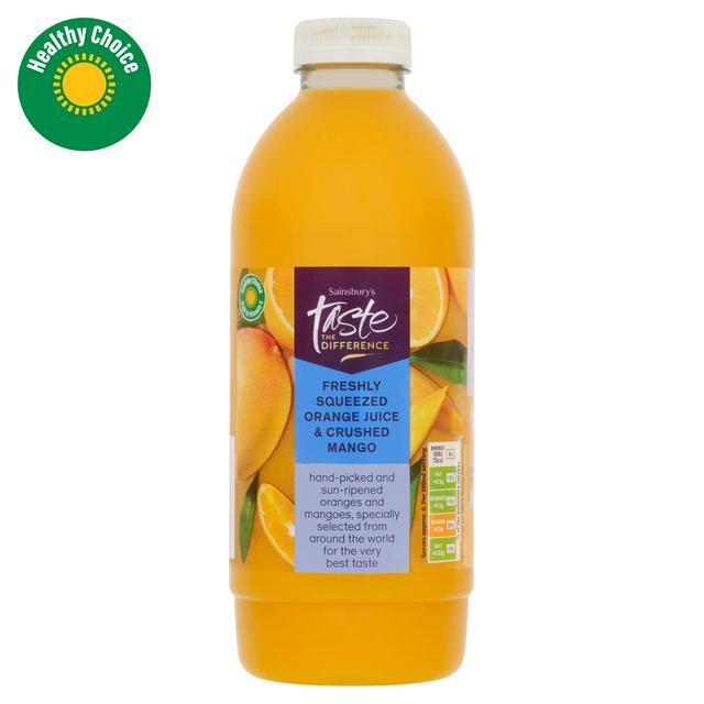 Sainsbury's Freshly Squeezed Orange & Mango, Taste the Difference