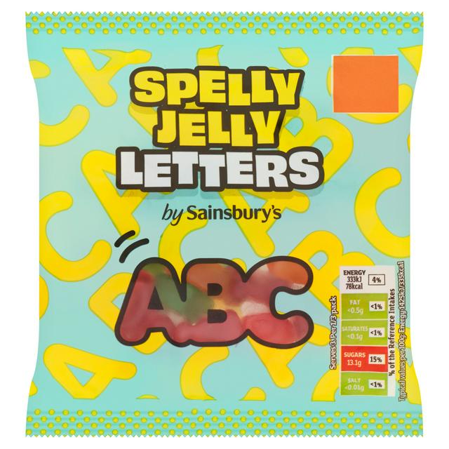 Sainsbury's Spelly Jelly Letters 70g