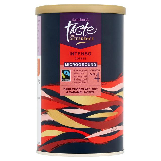 Sainsbury's Ft Intenso Microground Coffee, Taste the Difference 100g