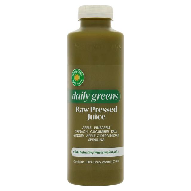 Sainsbury's Daily Greens Raw Pressed Juice 600ml