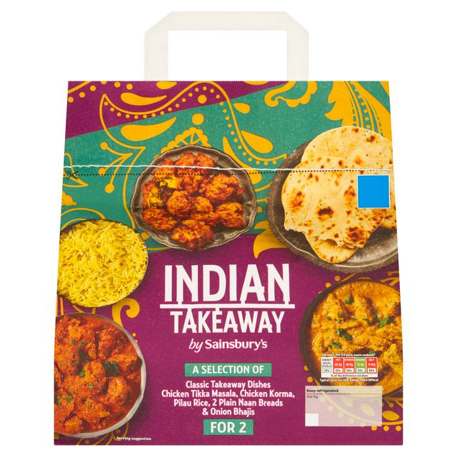 Sainsbury's Indian Chicken Tikka Masala & Korma Takeaway Ready Meal For 2 1446g