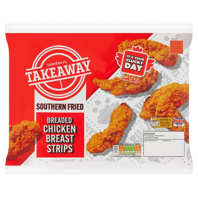 Sainsbury's Southern Fried Breast Strips 400g