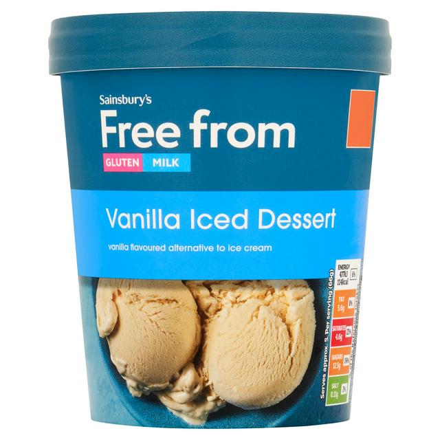 Sainsbury's Freefrom Iced Vanilla Dessert 330g