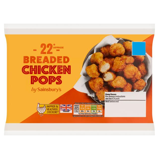 Sainsbury's Frozen Chicken Pops 190g