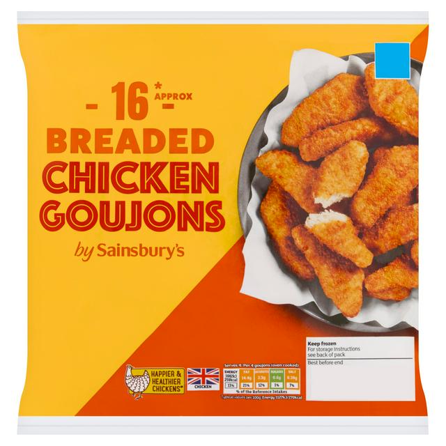 Sainsbury's Frozen Chicken Goujons 475g