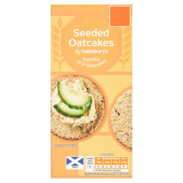 Sainsbury's Seeded Oatcakes 250g