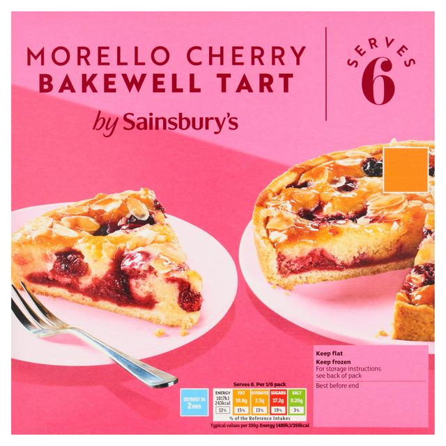 Sainsbury's Morello Cherry Bakewell Tart 410g