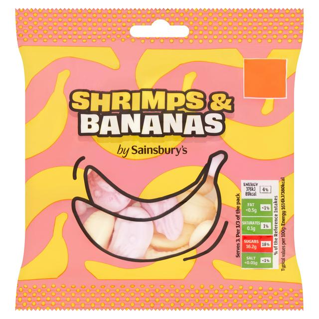 Sainsbury's Shrimps & Bananas 70g