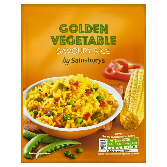 Sainsbury's Golden Vegetable Savoury Rice 105g
