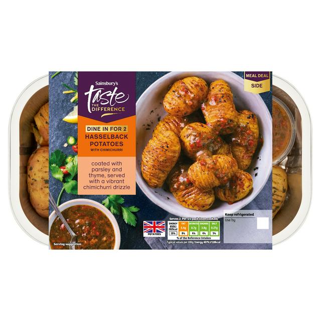 Sainsbury's 350g with Chimichurri Hasselback Potatoes, Taste the Difference