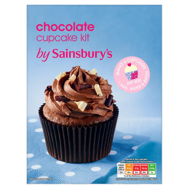 Sainsbury's Chocolate Cupcake Mix 290g