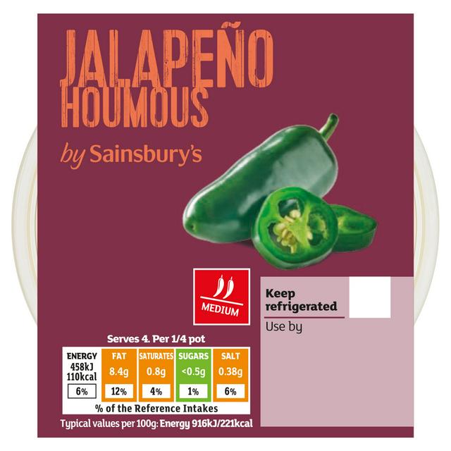Sainsbury's Jalapeno Houmous 200g