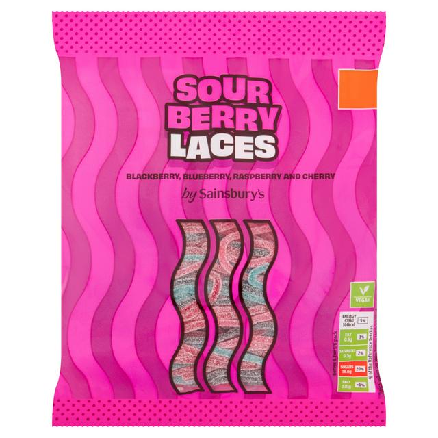Sainsbury's Sour Berry Laces 180g