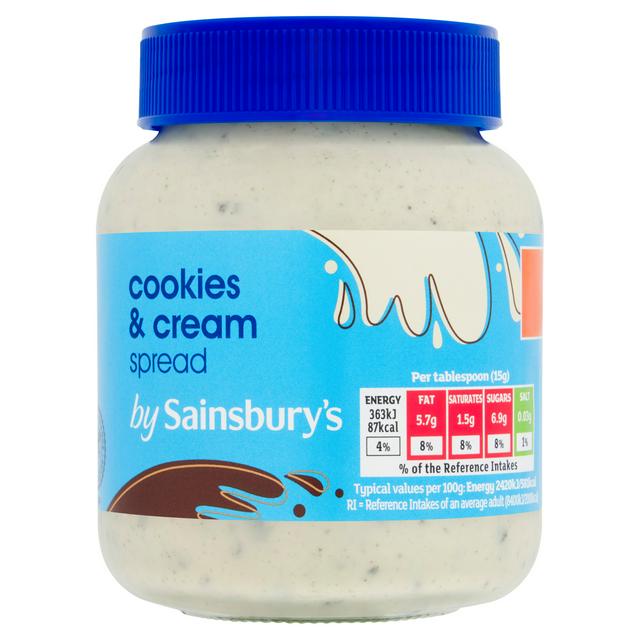Sainsbury's Cookies & Cream Spread 350g