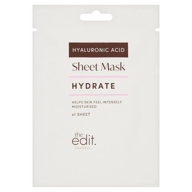 Sainsbury's the Edit Hyaluronic Acid Hydrate Sheet Mask