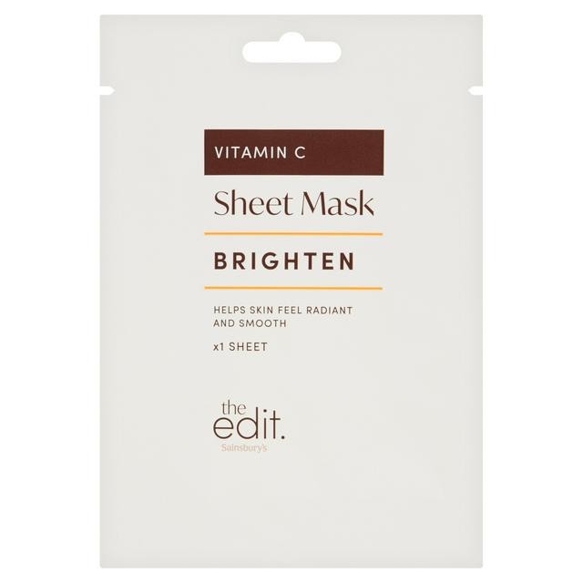 Sainsbury's the Edit Vitamin C Brighten Sheet Mask
