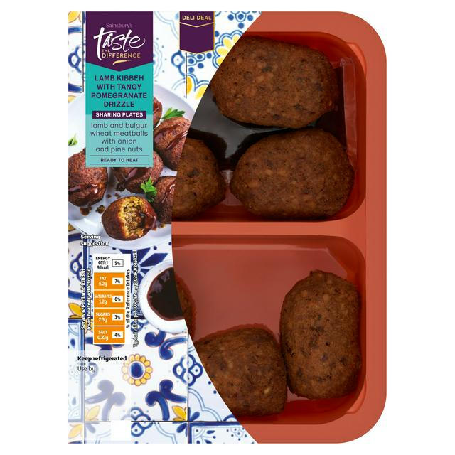 Sainsbury's Lamb Kibbeh with Tangy Pomegranate Drizzle, Taste the Difference 250g