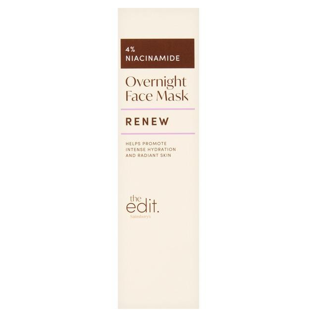 Sainsbury's the Edit 4% Niacinamide Renew Overnight Face Mask 75ml