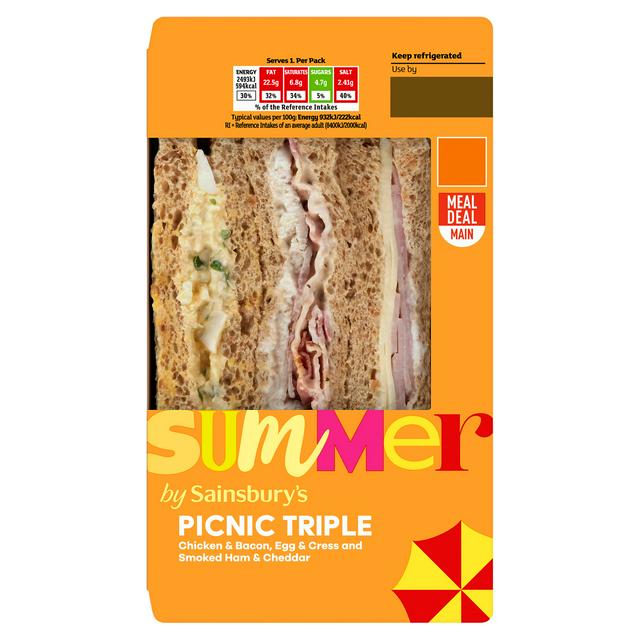 Sainsbury's Picnic Triple