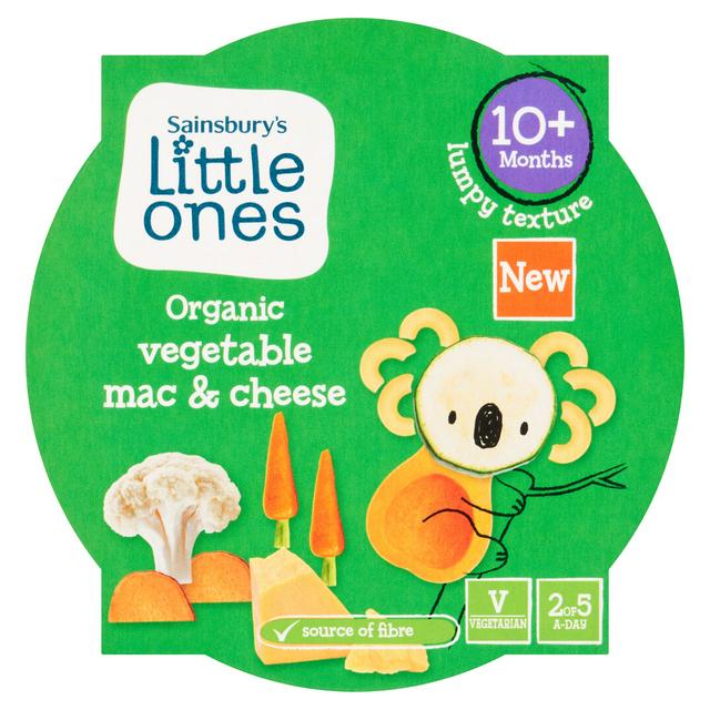 Sainsbury's Little Ones Organic Vegetable Mac & Cheese 10+ Months 190g
