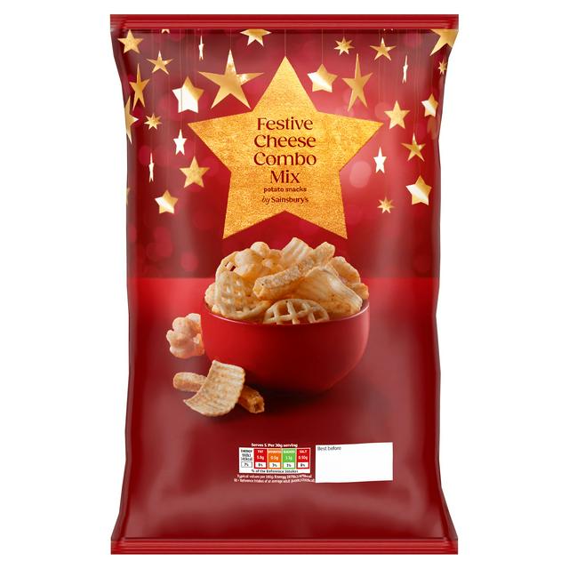 Sainsbury's Festive Cheese Combo Mix Potato Snacks 150g