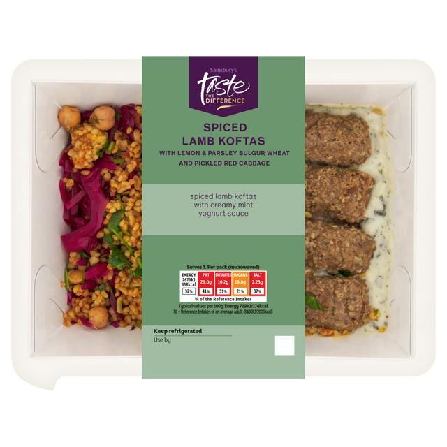 Sainsbury's Spiced Lamb Koftas, Taste the Difference 385g
