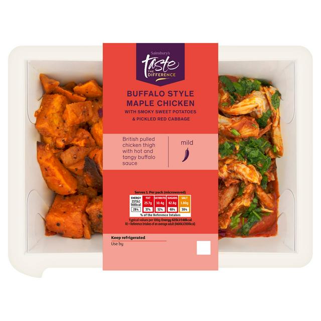 Sainsbury's Hot Maple Chicken & Smokey Potatoes, Taste the Difference