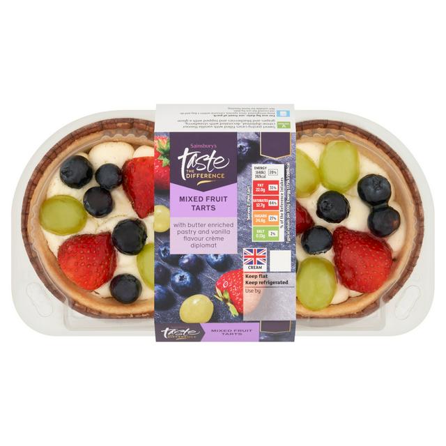 Sainsbury's Mixed Fruit Tarts, Taste the Difference