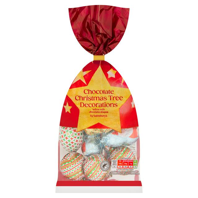 Sainsbury's Chocolate Christmas Tree Decorations 150g