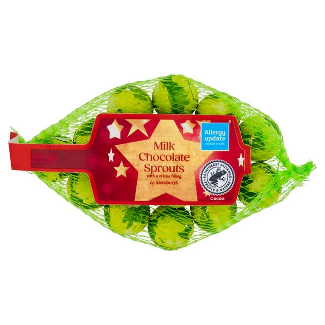 Sainsbury's Milk Chocolate Sprouts with a Creme Filling 75g