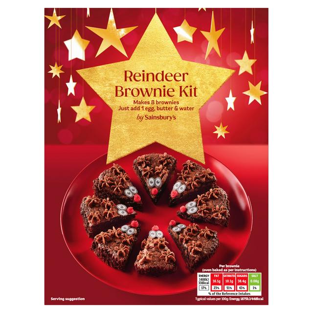 Sainsbury's Christmas Reindeer Brownie