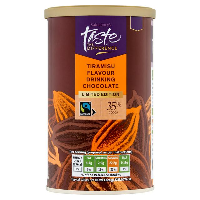 Sainsbury's Tiramisu Drinking Chocolate, Taste the Difference 300g