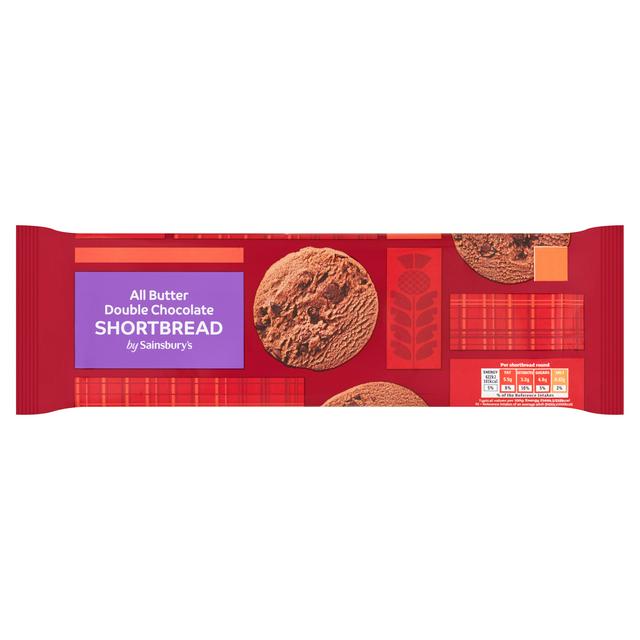 Sainsbury's All Butter Double Chocolate Shortbread 175g