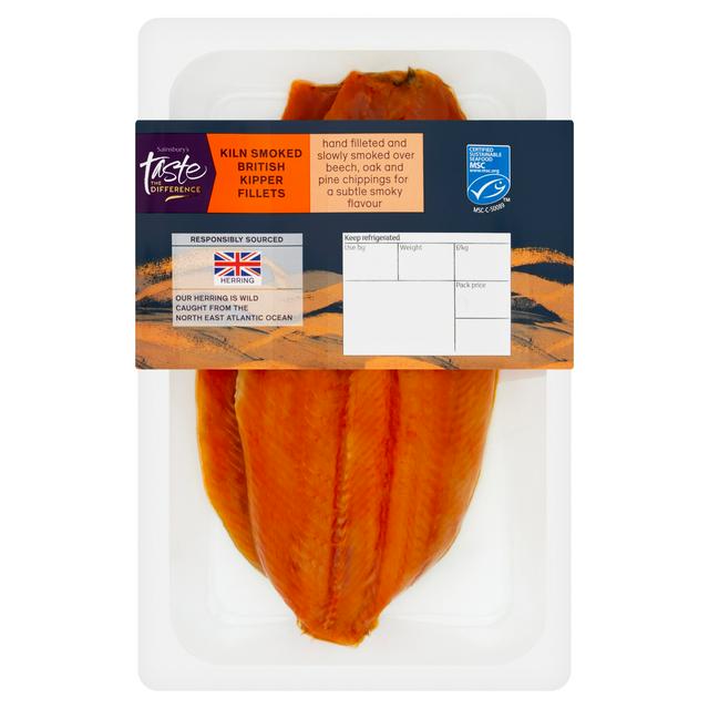 Sainsbury's Kiln Smoked British Kipper Fillets, Taste the Difference 240g