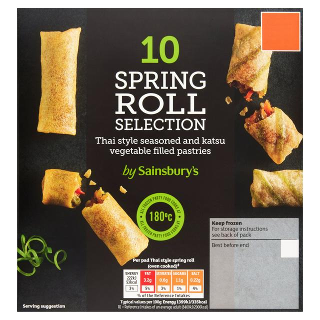 Sainsbury's Spring Roll Selection x10 180g