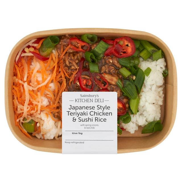 Sainsbury's Kitchen Deli Japanese Style Teriyaki Chicken & Sushi Rice 288g