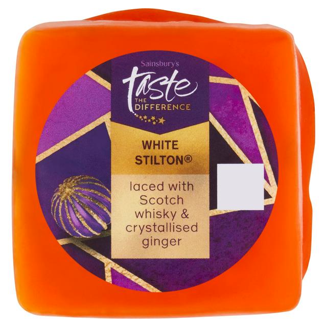 Sainsbury's White Stilton Truckle, Taste the Difference 180g