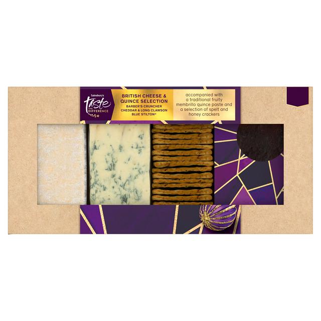 Sainsbury's British Cheese & Quince Selection, Taste the Difference 460g