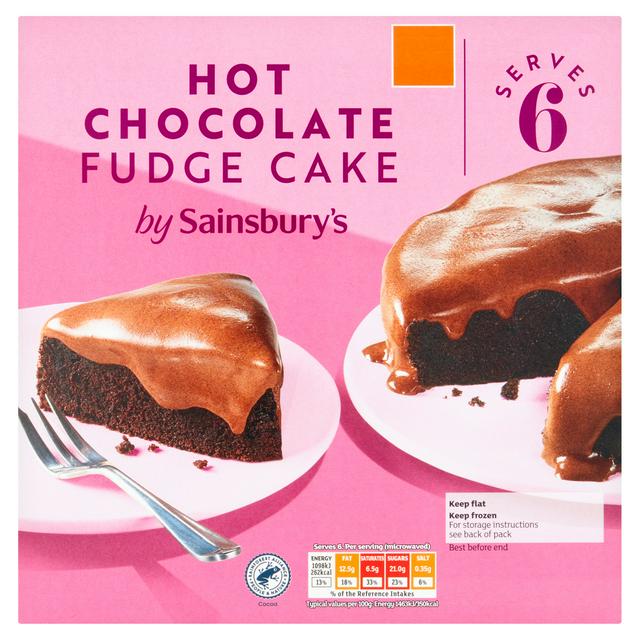 Sainsbury's Hot Chocolate Fudge Cake 450g