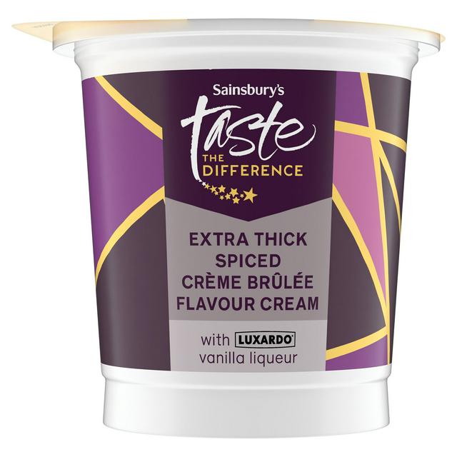 Sainsbury's Ex Thick Creme Brulee Cream, Taste the Difference 250ml